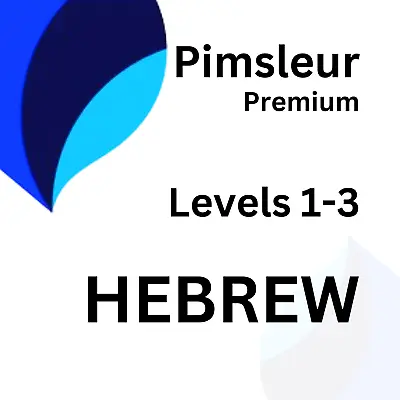Pimsleur Hebrew Levels 1 2 & 3 - Complete Language Course. • £19.99