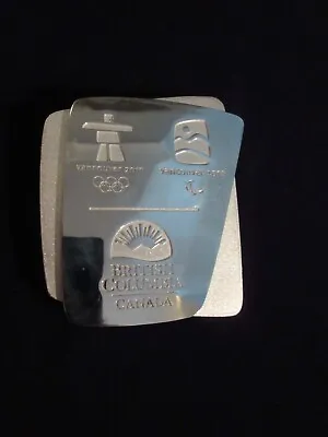  Very Rare Vintage 2010 Olympics British Columbia Canada Comemerative Medal • $40.48