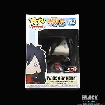 BLEMISHED BOX Funko Pop! Madara Reanimation Naruto Shippuden Gamestop Pop 722 • $14.44