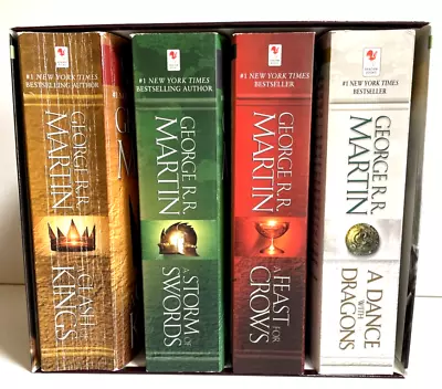 A Song Of Ice And Fire By George RR Martin Game Of Throne Sequel Boxed Set Of 4 • $20
