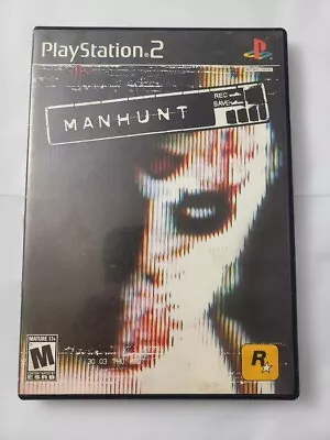 Manhunt (Sony PlayStation 2 2003) PS2  - Game & Case - Tested And Works • $24.50