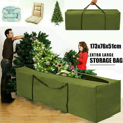 Extra Large CHRISTMAS TREE STORAGE BAG Xmas Decorations Toy Light Holder Outdoor • $20.98