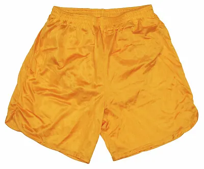 Gold Nylon Running Track Shorts By Augusta - Men's Small • $15.95