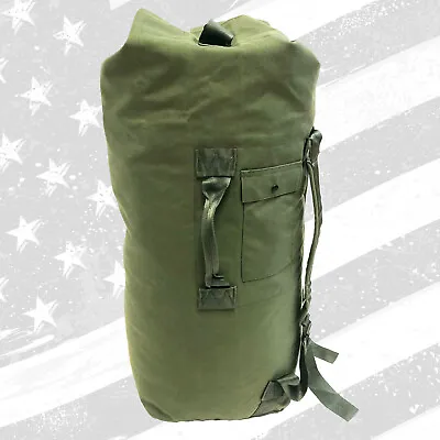 Heavy Duty Top Load US Military Army Navy Sea Bag Tactical Duffel W/Carry Straps • $39.99