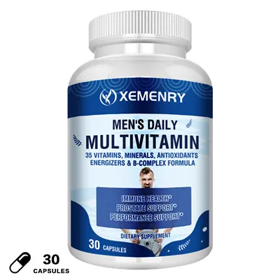 Men's Daily Multivitamin - With Lycopene Saw Palmetto - Men's Prostate Health • $7.74