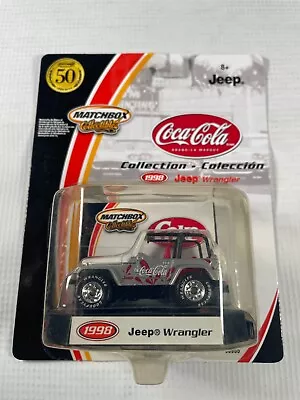 Matchbox Collectables Coca-Cola 1998 Jeep Wrangler NOC 96955 • $8.99