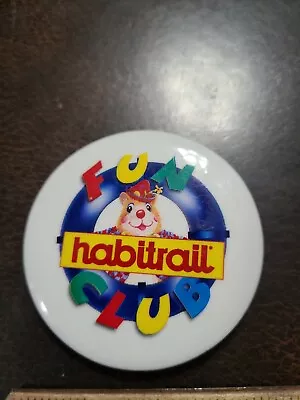 Vintage Employee Pinback Button Habitrail Fun Club • $8.99