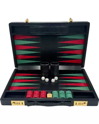 Vintage T. Anthony New York Leather Backgammon Set Game • $3950