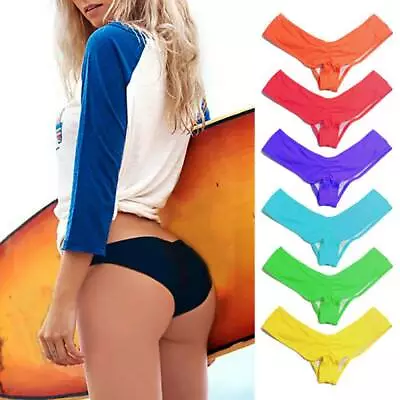 $10.70 • Buy Women Bikini Brazilian Cheeky Bottom Thong V Swimwear Swimsuit Bikini Bottom Kit