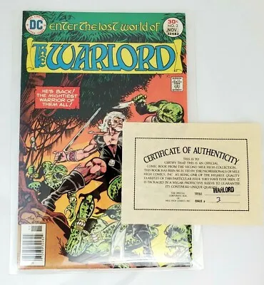 $29.95 • Buy 1976 DC Enter The Lost World Of THE WARLORD #3 MILE HIGH Comic Book COA NM/VF