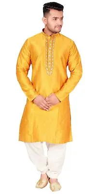 Men's Clothing Kurta Shalwar Kameez Pyjama Sherwani Wedding Party Wear EID 1834 • £38