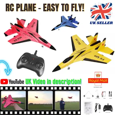 £36.99 • Buy RC Plane SU35 RC Model Jet Fighter Remote Control Aircraft RC Airplane  UK POST