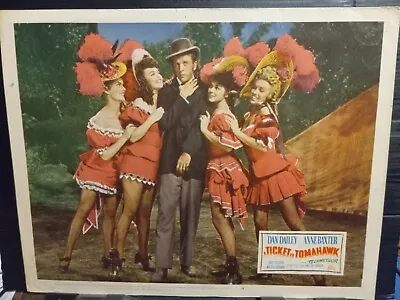 Lobby Card 1951 TICKET TO TOMAHAWK Unbilled Marilyn Monroe Showgirls D Dailey • $150
