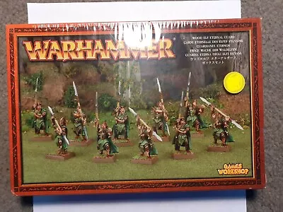 $110 • Buy Warhammer Fantasy Wood Elf Eternal Guard Metal Vintage OOP GW