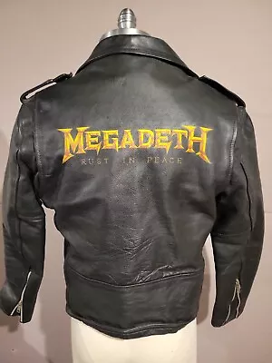 Vintage Promo Megadeth Leather Jacket • $950