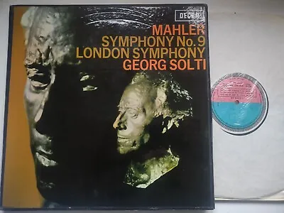 Decca Test Pressing Solti Conducts Mahler Symphony No 9 Lso Set 360-1 • £80