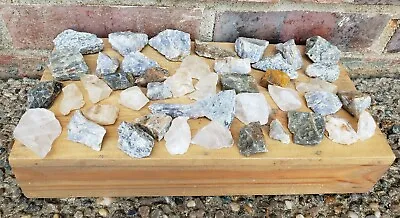 Mixed Minerals Crystals Rocks Lot 1 Lb. 7oz Natural Rough Estate Specimens • $28