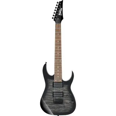 Ibanez GRG7221QA-TKS Transparent Black Sunburst Electric Guitar #AF00759 • $680.23