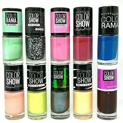 Maybelline Color Show Colorama  Assorted/Multi Set Of-10 Nail Polishes • £14.99