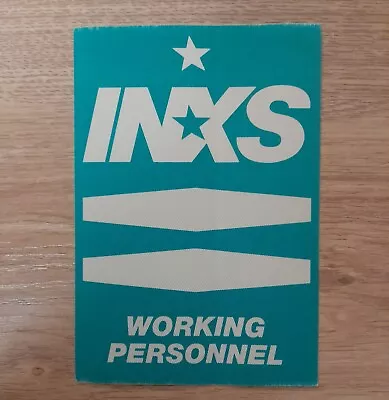 INXS 1997 Elegantly Wasted World Tour Working Personnel Backstage Pass • $20