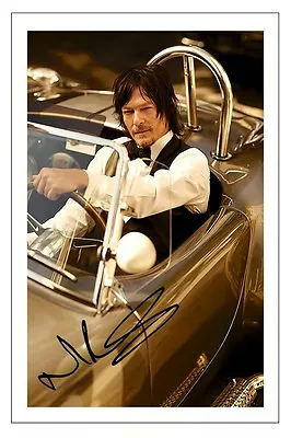 Norman Reedus The Walking Dead Season  Signed Photo Print  • £6.90