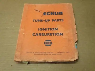 1963 64 65 Napa Echlin Master Tune-up Parts Ignition Carburetion Auto Farm Boat • $13.60
