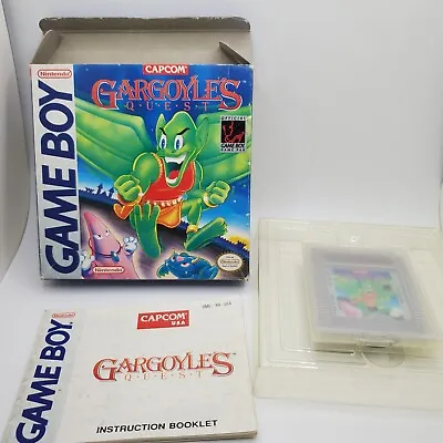 Gargoyle's Quest Authentic Nintendo Gameboy Complete CIB Box Check Photos • $324.99
