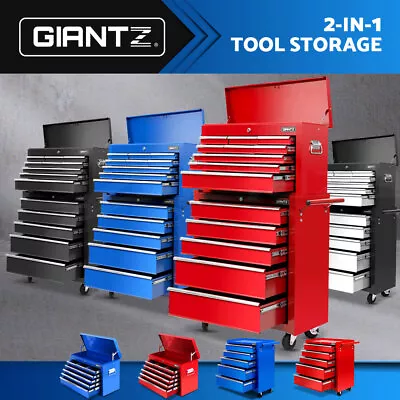 Giantz 5/9/14 Drawers Tool Box Chest Toolbox Cabinet Trolley Garage Storage Box • $119.95