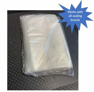 $13.50 • Buy 50 Bags Vacuum Sealer Food Saver Bags 8 X12  - Quart Size
