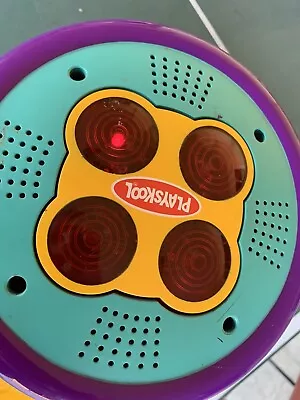 Vintage Playskool Sit N And Spin Lights Music Yellow  • $79