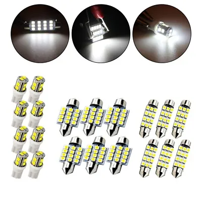 20 X Car Interior Parts LED Lights Kit For Dome License Plate Lamp Bulb New • $8.55