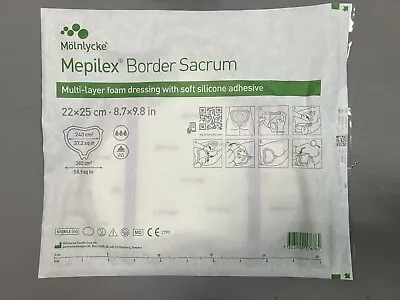 Mepilex Border Sacrum Foam Dressing - 8.7x9.8 Inch - 10 Count - NO BOX • $54.99