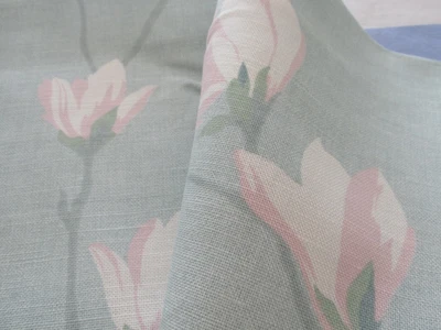 £23 • Buy Handmade Candle Clip Lampshade Laura Ashley Magnolia Grove Duck Egg Blue Fabric