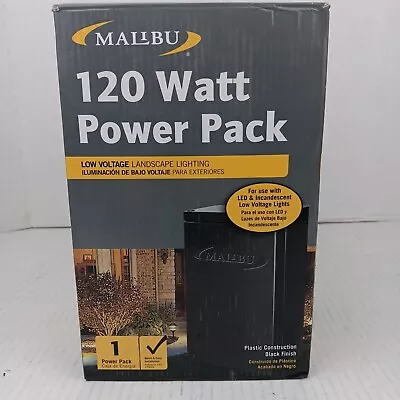 New Malibu 120 Watt Low Voltage Transformer 8100-9120-01 Outdoor Lighting Timer • $58.99