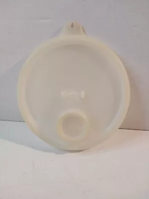 Vintage Tupperware Pour Lid Seal #563-5 Sheer White 4”  A   USA • $5.69