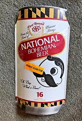 Brand New National Bohemian Natty Boh Beer Maryland Flag Can Metal Tin Sign  • $85