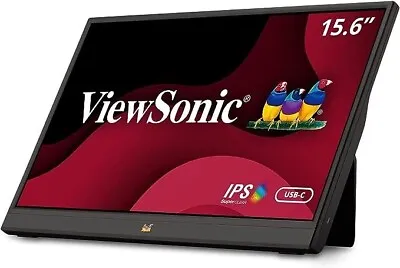 ViewSonic VA1655 15.6 Inch Portable LCD Monitor With HDMI Cable And New Stand!! • $52