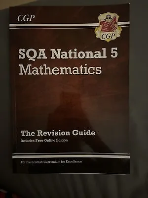 National 5 Maths: SQA Revision Guide With Online Edition By Parsons Richard... • £4