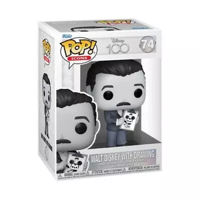 £17.59 • Buy *presale* Funko Pop! Icons: D100- Walt W/drawing