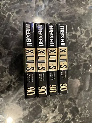 Lot Of 4 Sealed Maxell Xlii-s 90 High Bias Cassette Tapes • $35.99