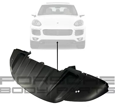 $230 • Buy Front Bumper Valance Air Deflector Spoiler Porsche Cayenne 15-18 95850510000