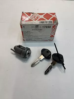 Mercedes W126 Ignition Lock Cylinder Switch With 2 Keys Febi Germany New • $25