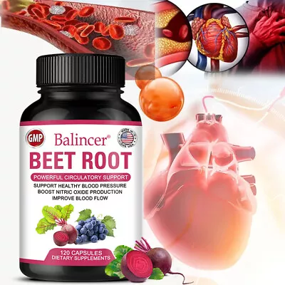 Beet Root Capsules 1050mg Beetroot Powder Extract • $8.34