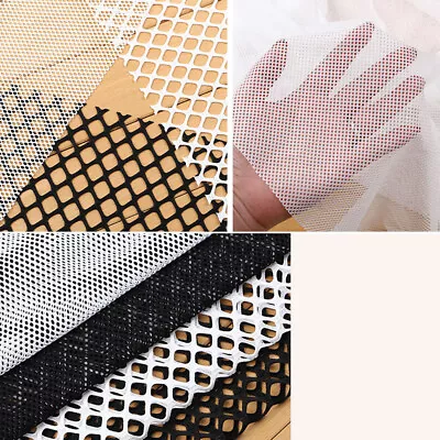 50*160CM Mesh Hole Fabric Fishnet Sportswear Clothing Hat Lining Sewing Material • £4.45