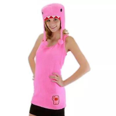$12.50 • Buy Domo Kun Pink Shirt Hat Cosplay Halloween Xmas Pajama Adult Dress Up Costume New