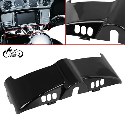 Vivid Black Switch Panel Inner Fairing Cover For Harley Electra Street Glide 14+ • $23.98
