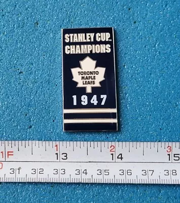 1947 Stanley Cup Champions Toronto Maple Leafs Nhl Hockey Banner Logo Pin Rr252 • $5.79