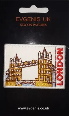 Tower Bridge London Embroidered Sew On Patch • £2.99