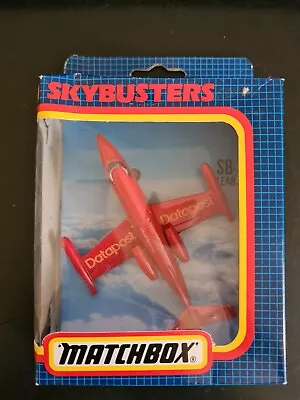 Matchbox Skybusters SB-1 LEAR JET (DATAPOST) Vintage 1989 Issue. • $22.18