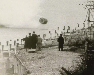 Dambusters Raid Upkeep (bouncing Bomb) Tested At Reculver Mounted Print Picture • £10